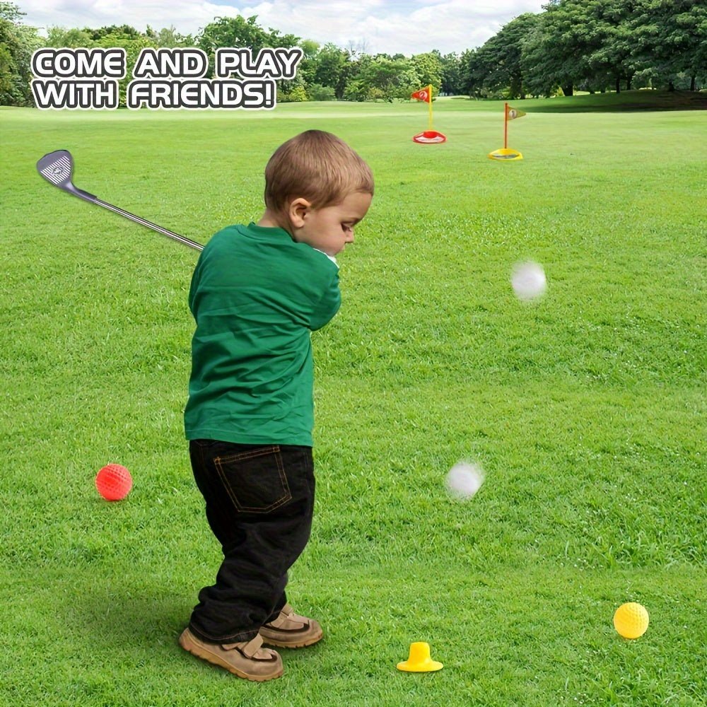 Set Golf per Bambini con Mazze Regolabili e Porte