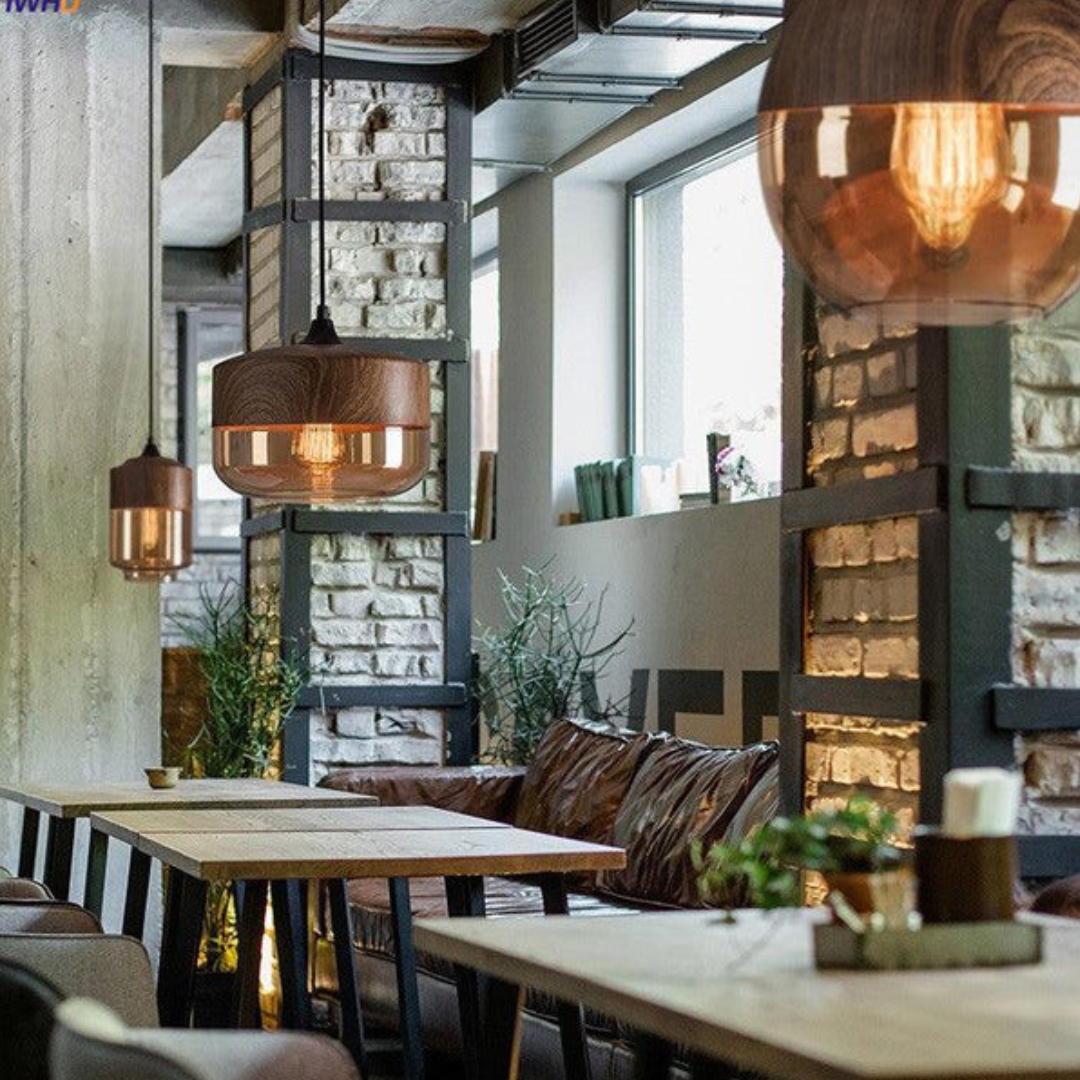 Scandinavian Wooden Pendant Light — Warm Nordic Glow E27 7