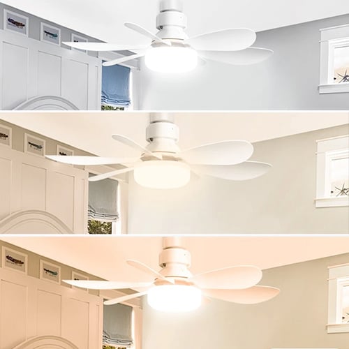 2-in-1 Ceiling Fan with Light — Instant Socket Installation 3