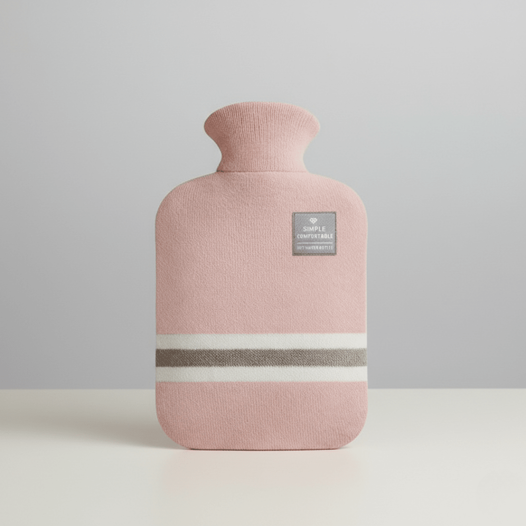 Borsa dell'Acqua Calda XL 2L con Fodera in Maglia — Calore Duraturo