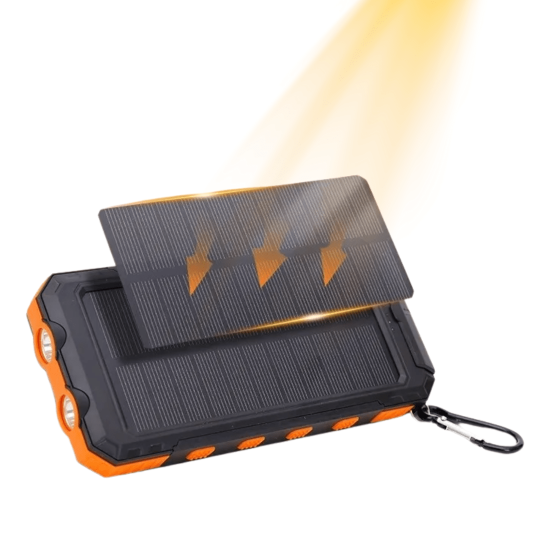 Norcharge Go Pack - Power Bank Solare 20000mAh con Torcia LED