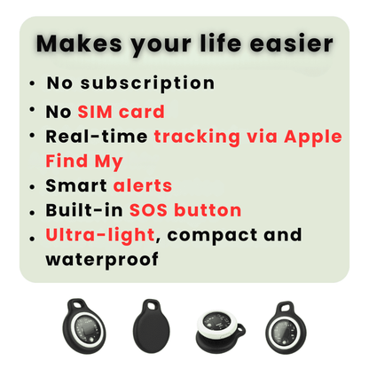 GPS Tracker per Anziani Impermeabile IP67 con Aggiornamenti in Tempo Reale