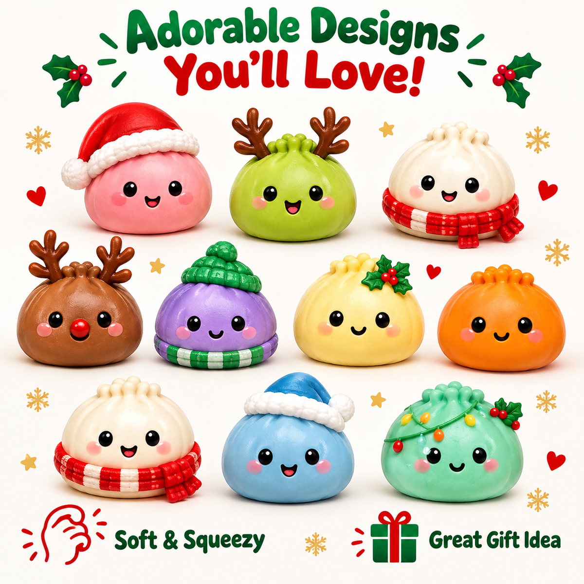 24-Day Squishy Advent Calendar — Christmas Surprise Toys 5