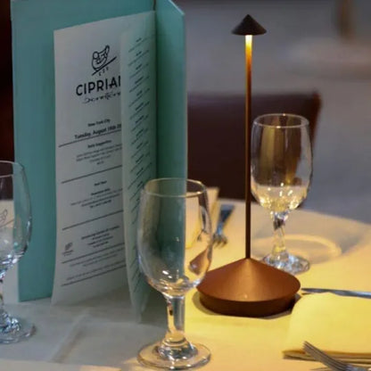 Rechargeable Wireless LED Table Lamp — Waterproof & Dimmable 18