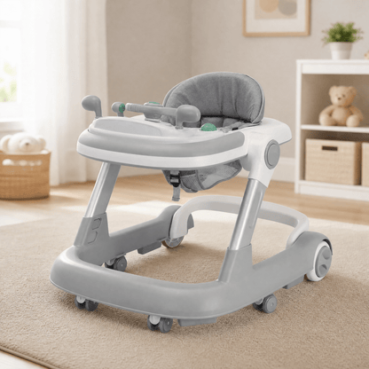 2-in-1 Baby Walker & Push Walker — Music Tray & 360° Wheels 1
