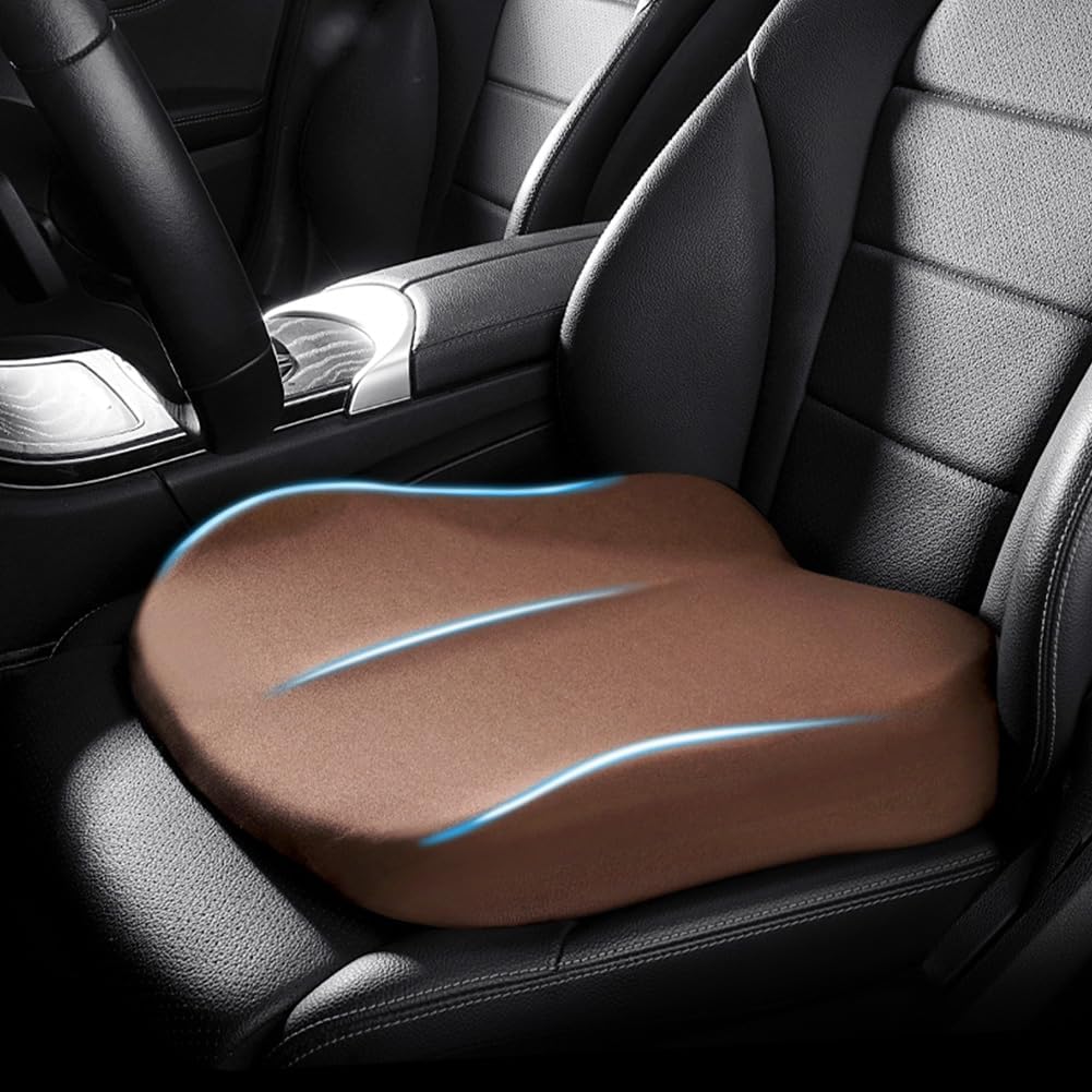 Car Booster Seat Cushion Memory Foam — Ergonomic Support +7.6 cm 1