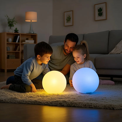 LumiGlobe Color-Changing LED Sphere — Wireless Garden Light 2