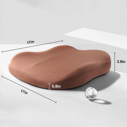 Car Booster Seat Cushion Memory Foam — Ergonomic Support +7.6 cm 16