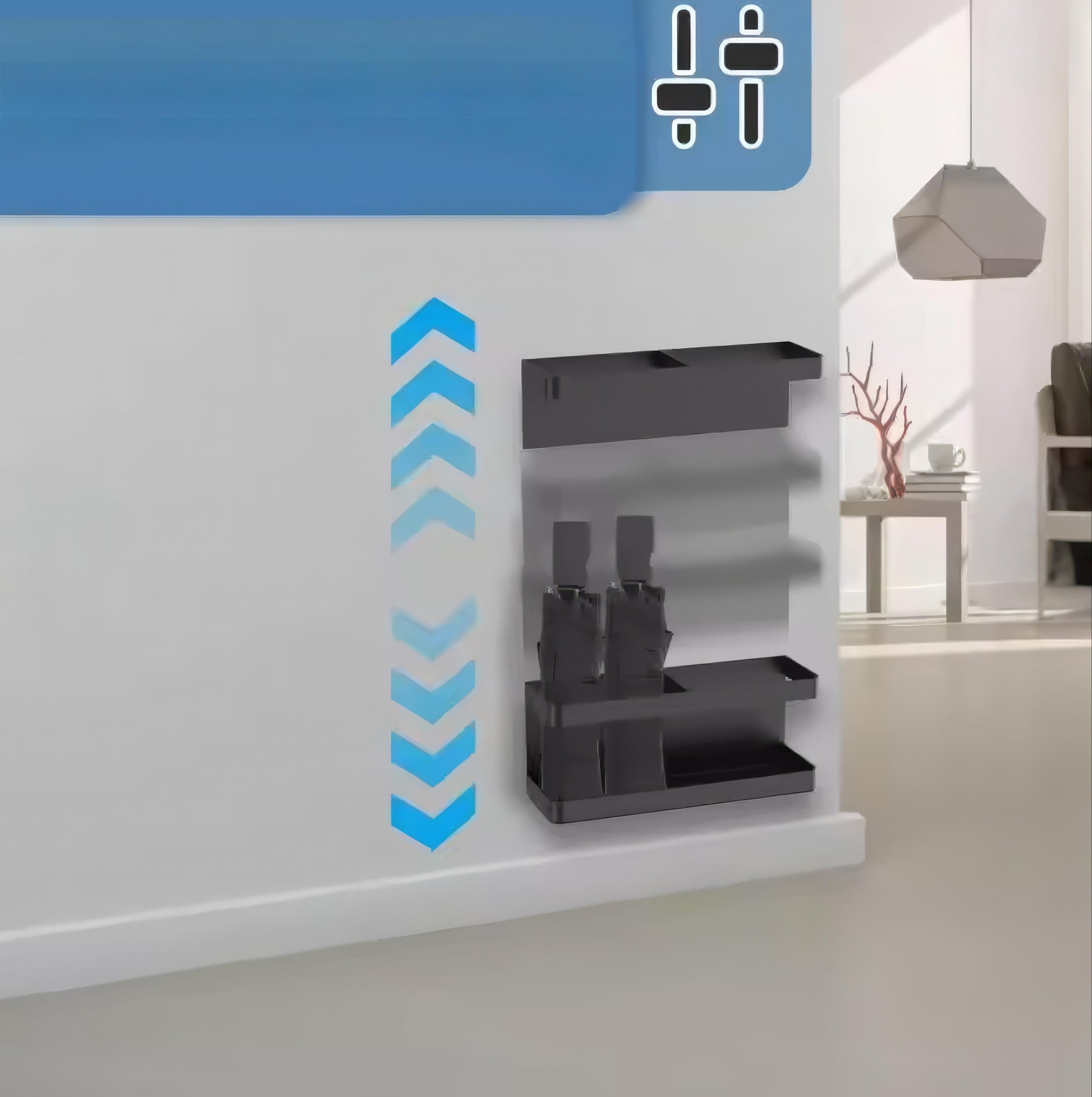 Robo Wall-Mounted Umbrella Stand — No-Drill Minimalist Design 6