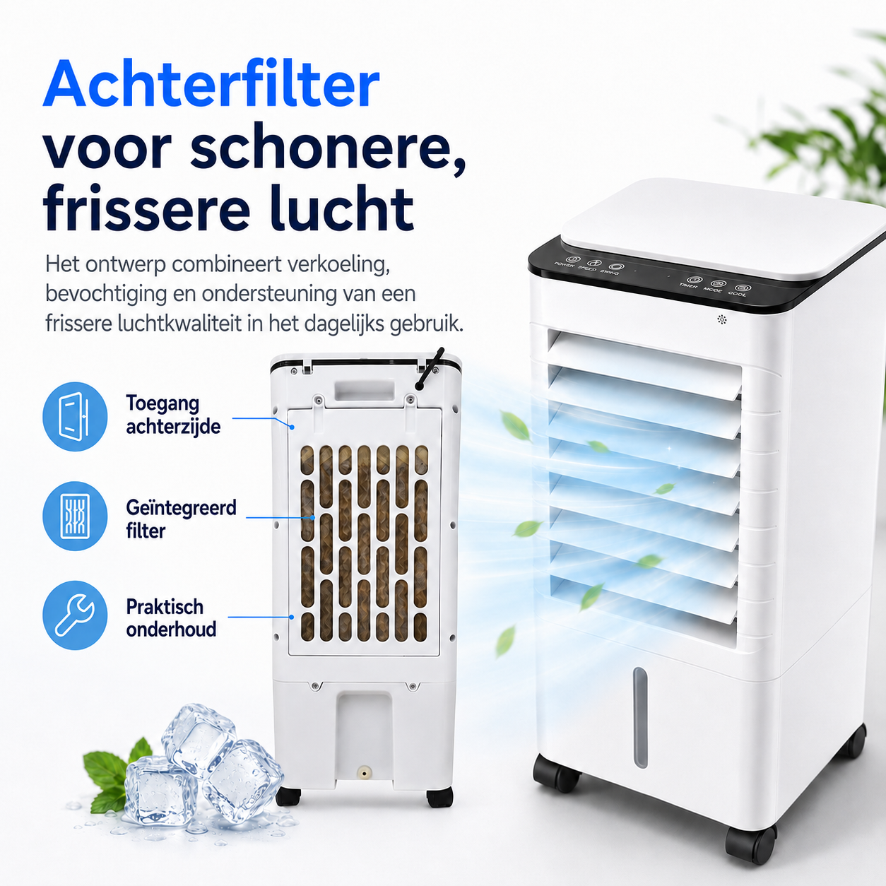 Portable Windowless Air Cooler 3-in-1 — No Hose Home & Office 11