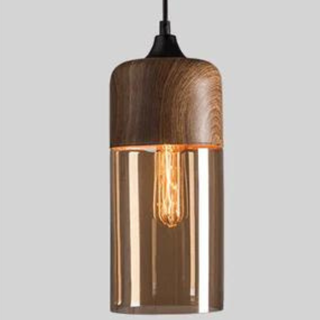 Scandinavian Wooden Pendant Light — Warm Nordic Glow E27 15