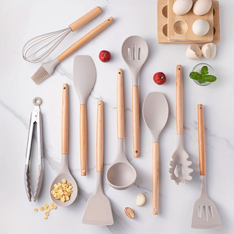 12-Piece Silicone Kitchen Utensil Set — Heat Resistant BPA Free 2