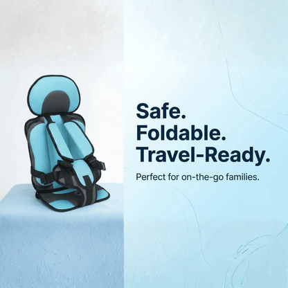 Portable Foldable Child Car Booster Seat — 5-Point Harness 9