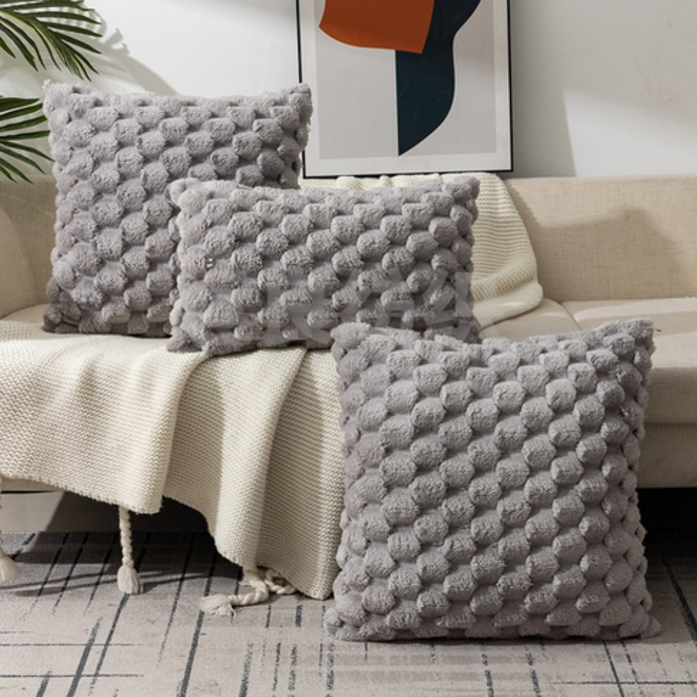 3D Texture Soft Cushion Cover — Decorative Sofa & Bed Pillow 6