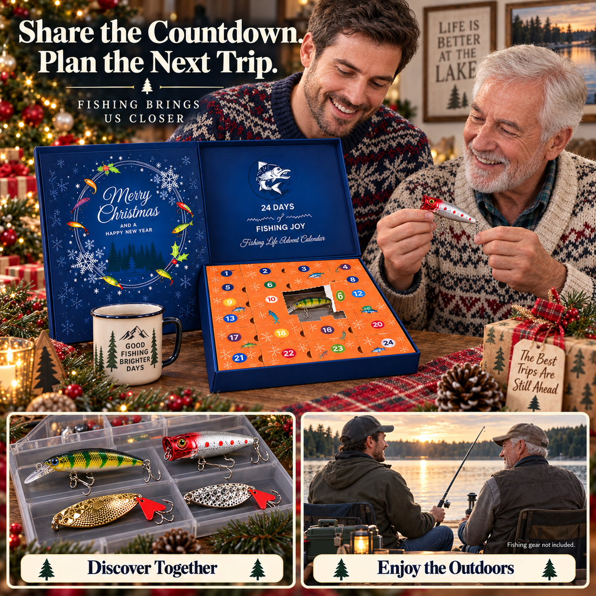 Fishing Advent Calendar 2026 — 24 Surprise Lures for Christmas 6