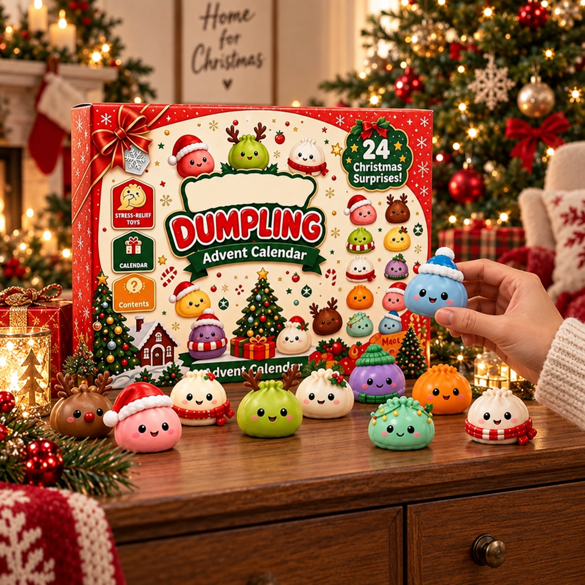 24-Day Squishy Advent Calendar — Christmas Surprise Toys 6