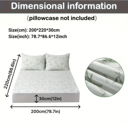 Bamboo Mattress Protector Cooling & Breathable — All Sizes 16
