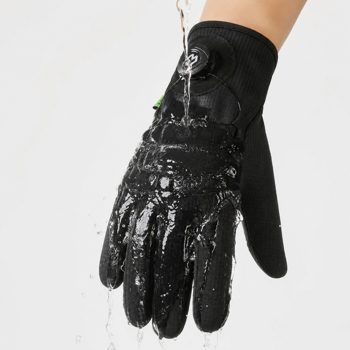 Full-Finger Winter Cycling Gloves — Rotary Closure & Silicone Grip 4