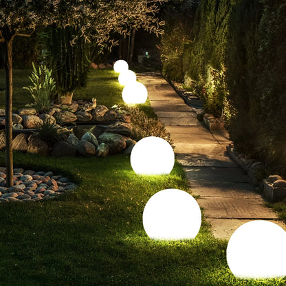 LumiGlobe Color-Changing LED Sphere — Wireless Garden Light 9
