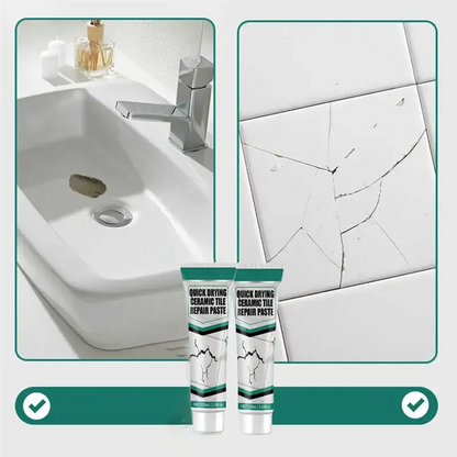 Tile Repair Paste — Cracks, Chips & Grout Quick Fix Kit 6