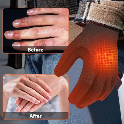 Rechargeable Heated Winter Gloves — 3 Heat Settings 6H Battery 3