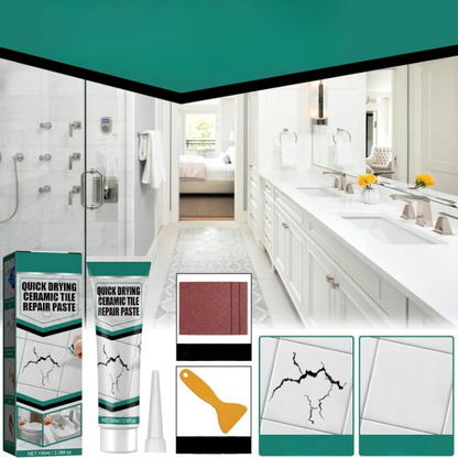Tile Repair Paste — Cracks, Chips & Grout Quick Fix Kit 2