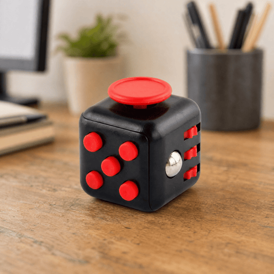 Fidget Cube Stress Relief Toy — 6 & 12-Sided Tactile Cube 1
