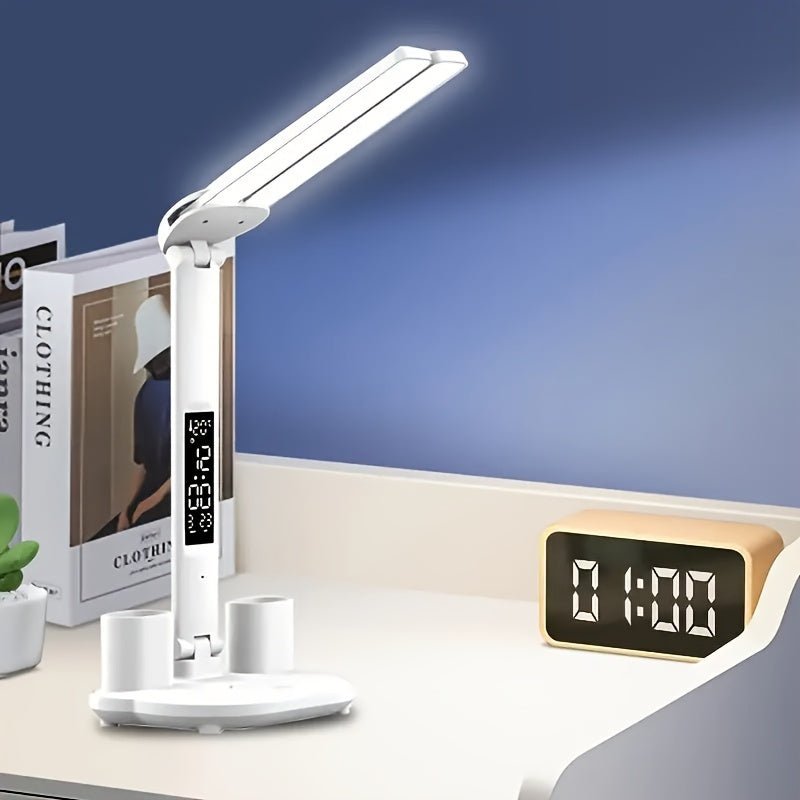 Adjustable LED Desk Lamp with Digital Display and USB Port 6