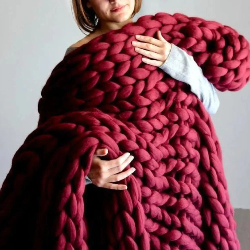 Extra Thick Chunky XL Yarn — Soft DIY Blankets & Cushions 7