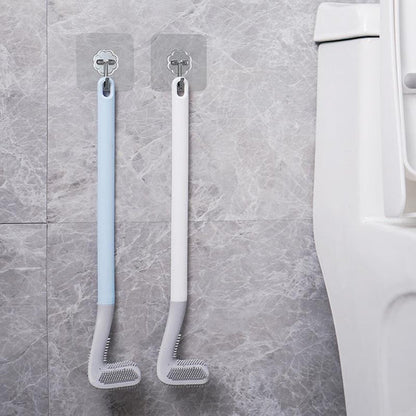 HygieneSwipe Flexible Toilet Brush — Flat Head & Wall Holder 11