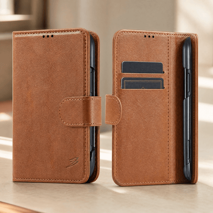 Fierre Shann Wallet Case Google Pixel 9 Pro Fold RFID 2-in-1 7