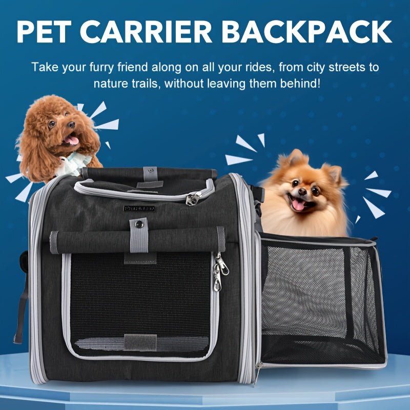 Bike Basket for Pets — Expandable Front Carrier for Dogs & Cats 7