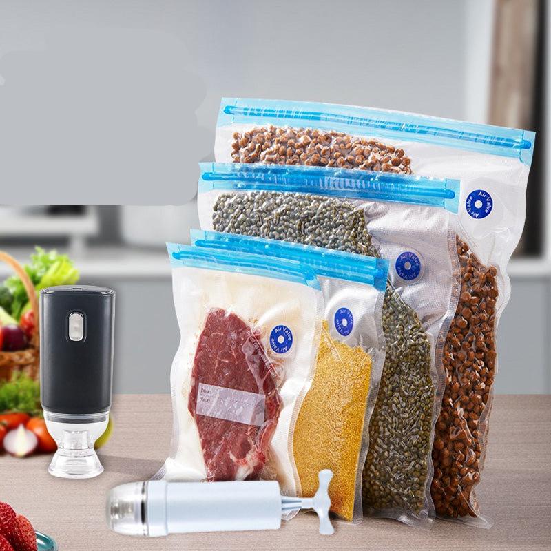 FreshGuard Reusable Vacuum Storage Bags — 10 Pack Food Saver 1