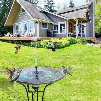 Solar Fountain Pump — 4 Nozzles, Built-in Battery, Garden Pond 3
