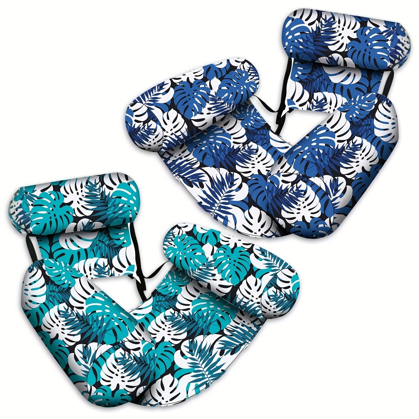 Inflatable Pool Lounge — Tropical Leaf Float for Adults 1