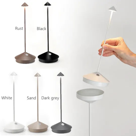 Rechargeable Wireless LED Table Lamp — Waterproof & Dimmable 10