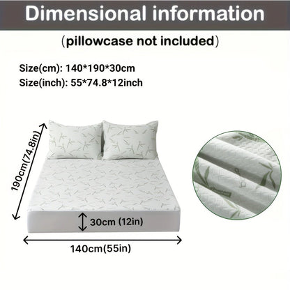 Bamboo Mattress Protector Cooling & Breathable — All Sizes 9