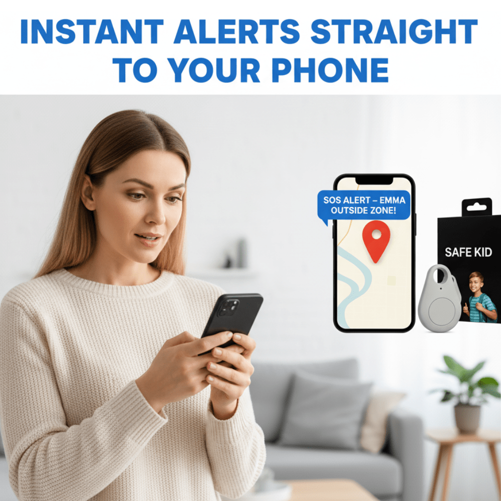 GPS Tracker per Bambini Localizzazione Tempo Reale SOS