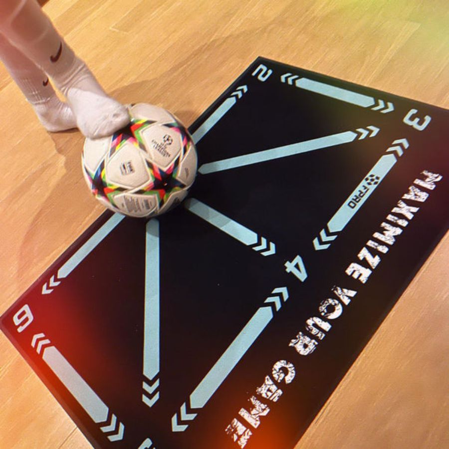 Football Pro Tappetino Allenamento Calcio con Programma Video