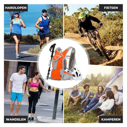 AquaPack Waterproof Backpack with 2L Hydration Bladder — Hiking 7