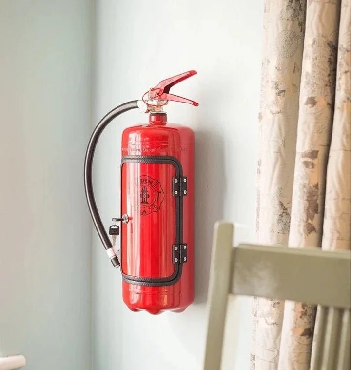 Hidden Bar Fire Extinguisher Design — Secret Bottle Holder 9