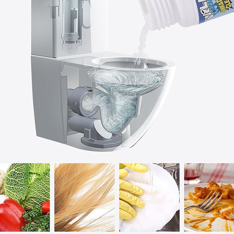 Detergente Polvere per Scarichi e Tubature Anti-Odore