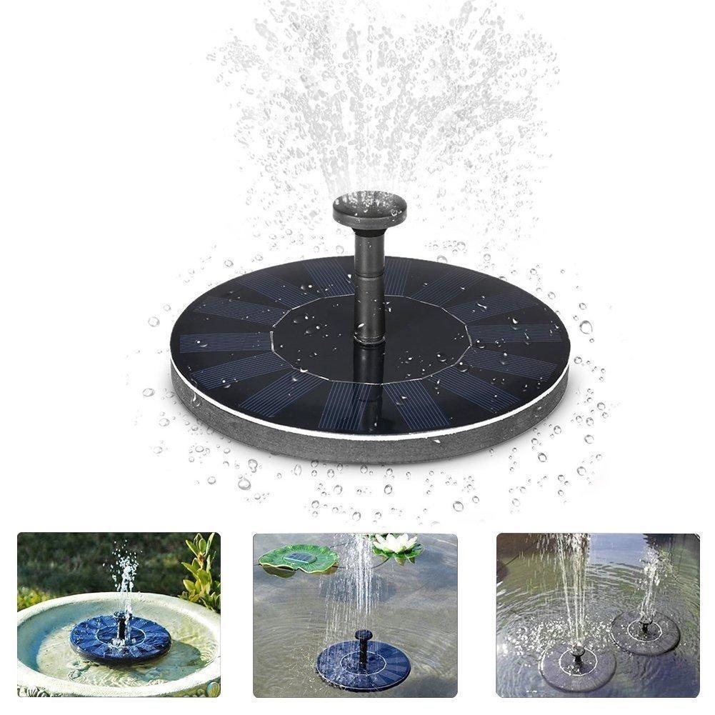 Solar Fountain Pump — 4 Nozzles, Built-in Battery, Garden Pond 6
