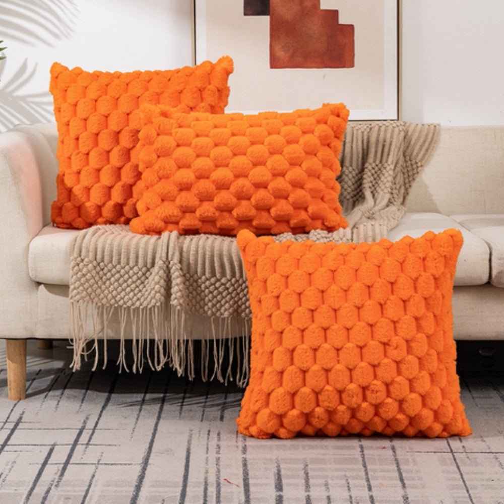 3D Texture Soft Cushion Cover — Decorative Sofa & Bed Pillow 8