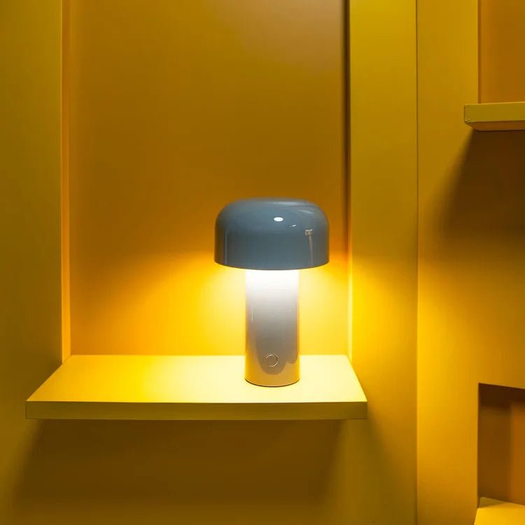 Mushroom Table Lamp LED Wireless — Dimmable USB-C Ambient Light 8
