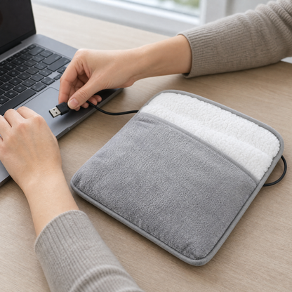 USB Electric Foot Warmer Bag — 50–60°C Heating One Size Fits All 3