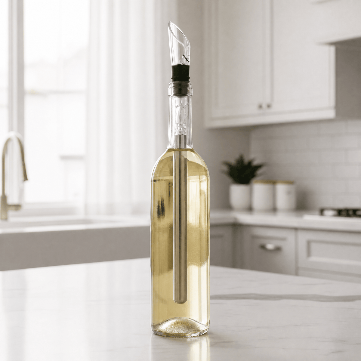 CHILLCORE 3-in-1 Wine Chilling Rod – Cool, Aerate & Pour 1