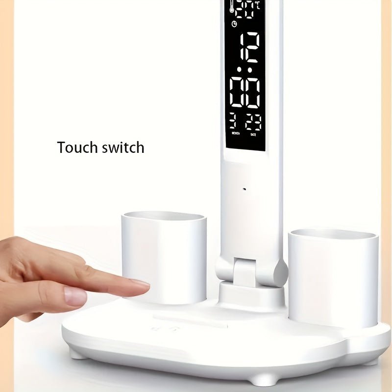 Adjustable LED Desk Lamp with Digital Display and USB Port 10