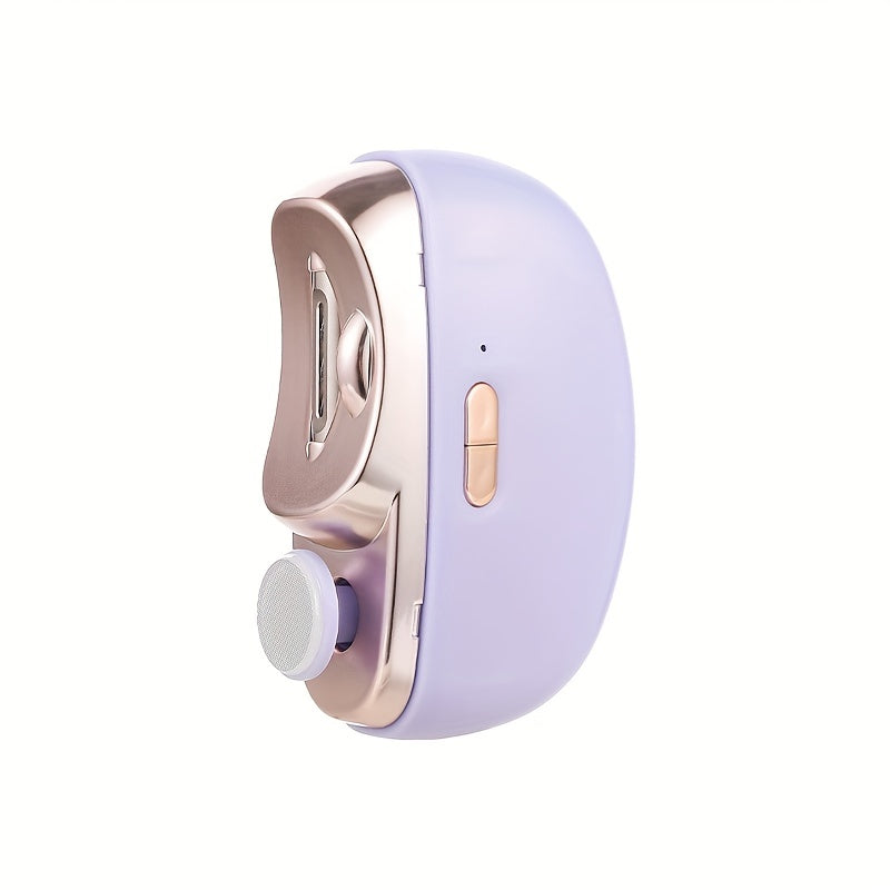 Electric Nail Clipper with LED Light — Safe & Polishing 6
