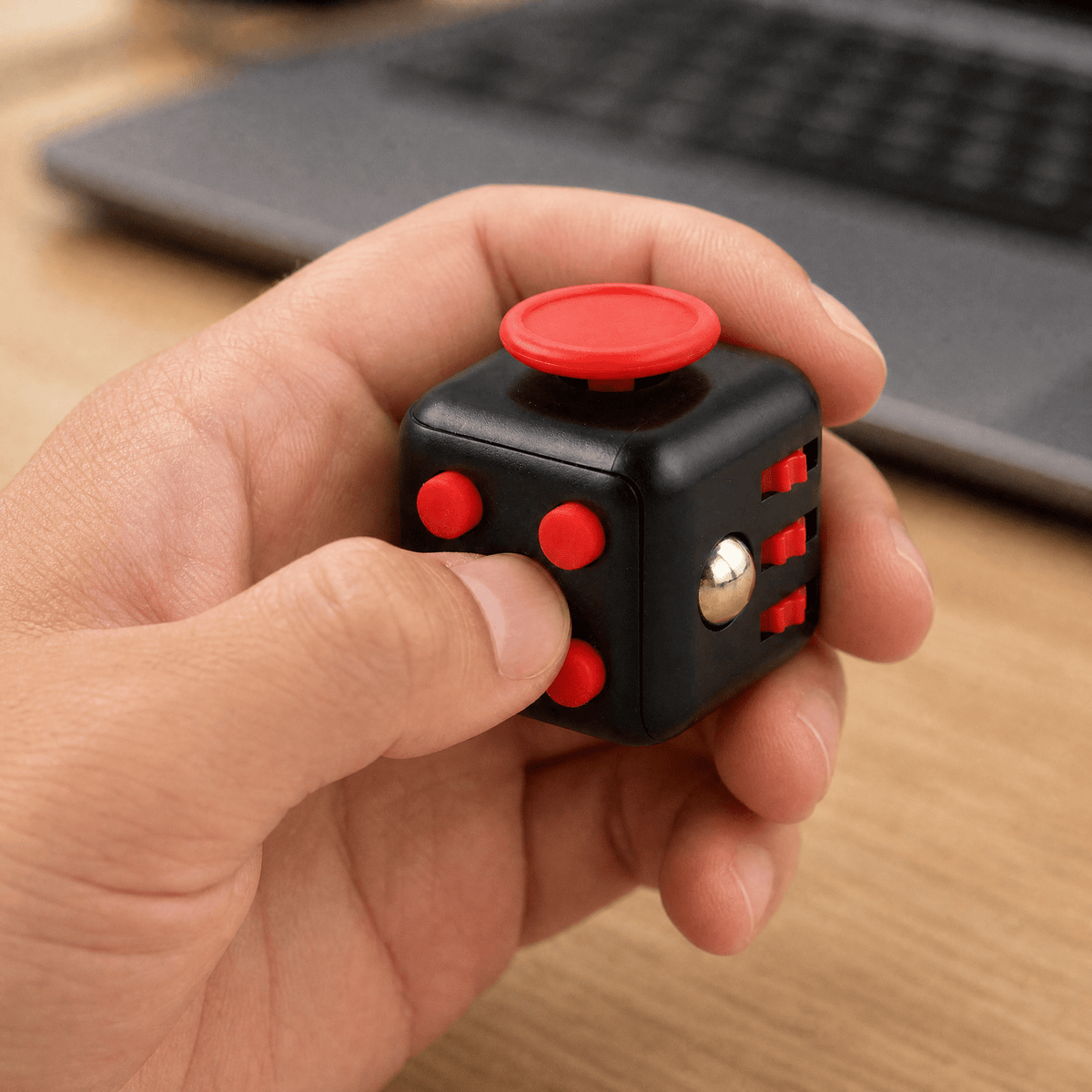 Fidget Cube Stress Relief Toy — 6 & 12-Sided Tactile Cube 2